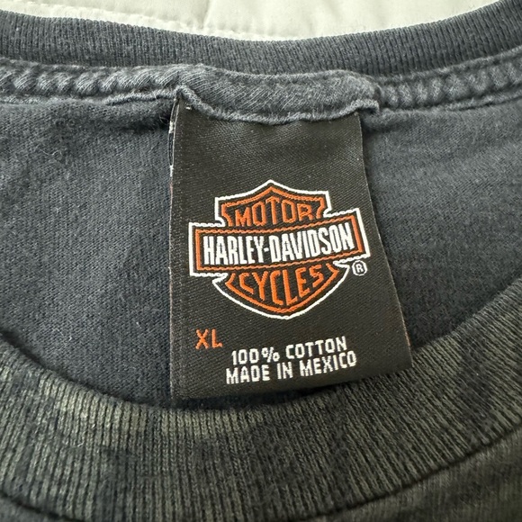 Harley-Davidson Graphic Skull Jamaica Respect Mon! Distressed XL Thrasher Cotton - Picture 8 of 10